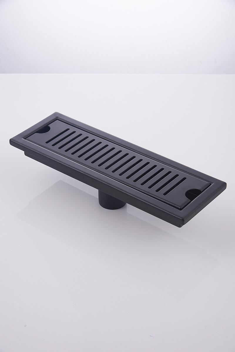 Linear Floor Drain Bathroom Shower Drain Long Drain Channel Stainless Steel Cover