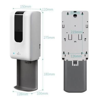 CE FCC 1000ml/1200ml Automatic Soap Dispensers with Tray