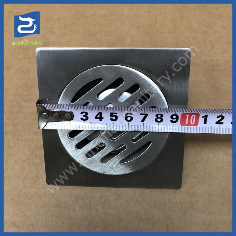 Anti-Odor Stainless Steel Shower Square Floor Drain