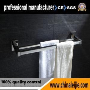Modern Square Style Stainless Steel 304 Sanitary Ware Double Towel Bar