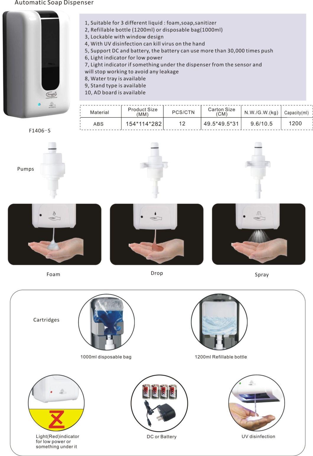 Soap Case Auto Sensor Wall Mounted Disenfectant Soap Dispenser