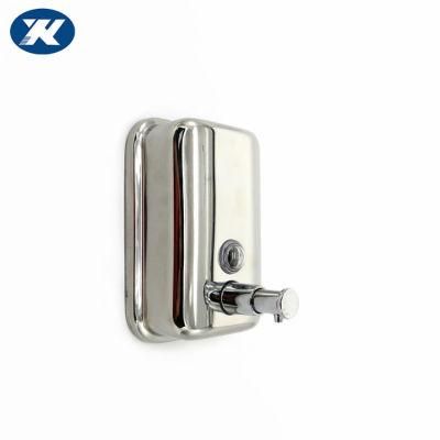 Easy Installed Wall Mounted Stainless Steel 500ml/800ml/1000ml Liquid Soap Lotion Dispenser