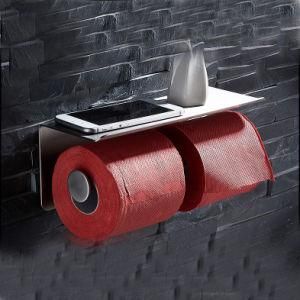 Inox Stainless Steel Double Toilet Roll Holder Bathroom Accessories Toilet Paper Holder 8821