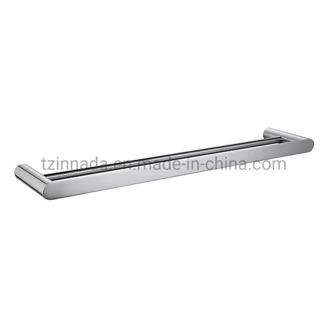 High Quality Brass Wall Mounted Bathroom Accessories Double Towel Bar (NC5609)