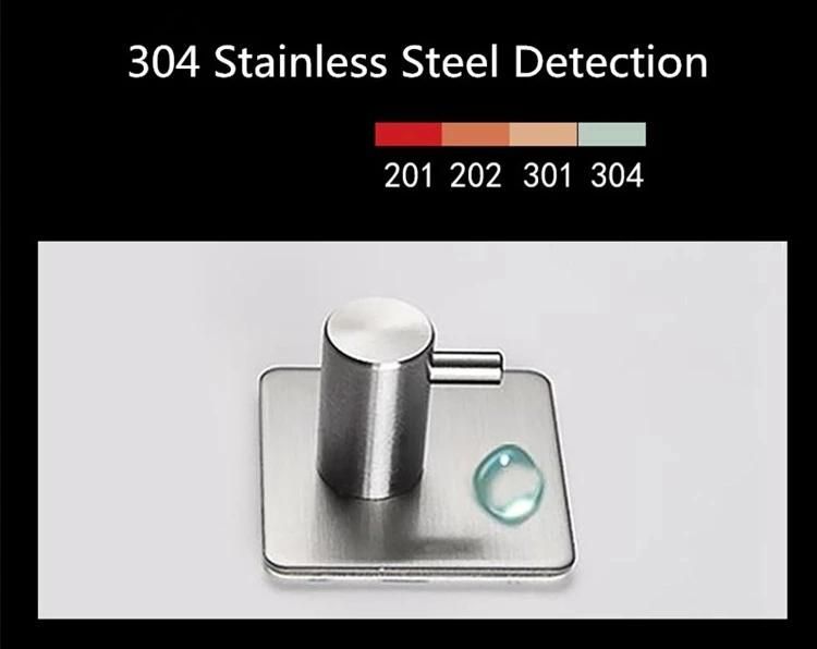 2020 Custom Home Supplies Magic Glue Installation Kitchen & Bath Stainless Steel Hooks & Clothespins