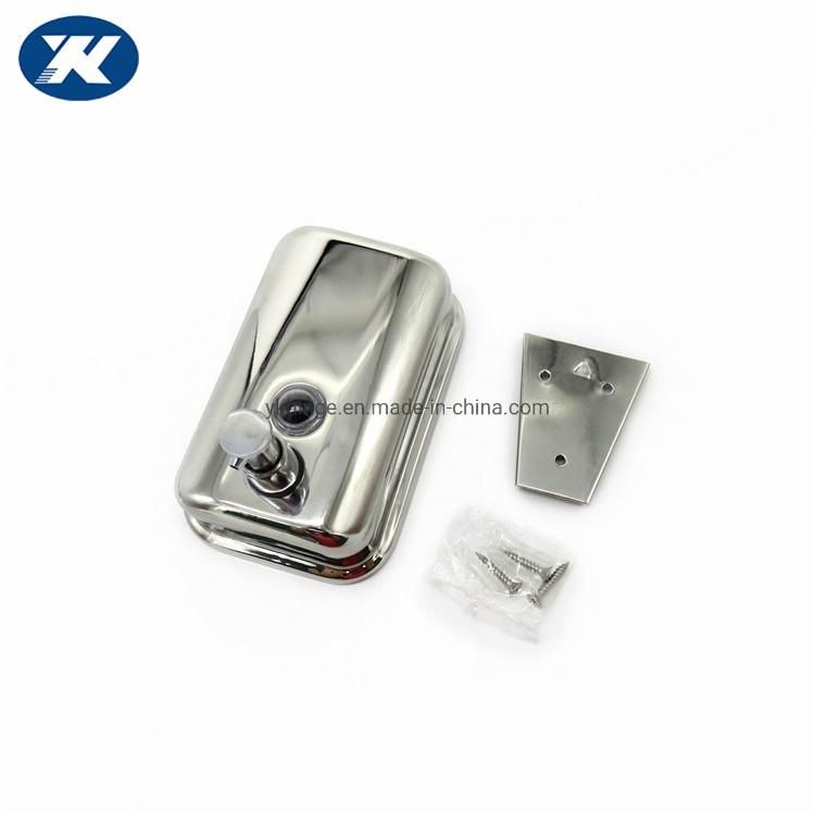 Easy Installed Wall Mounted Stainless Steel 500ml/800ml/1000ml Liquid Soap Lotion Dispenser