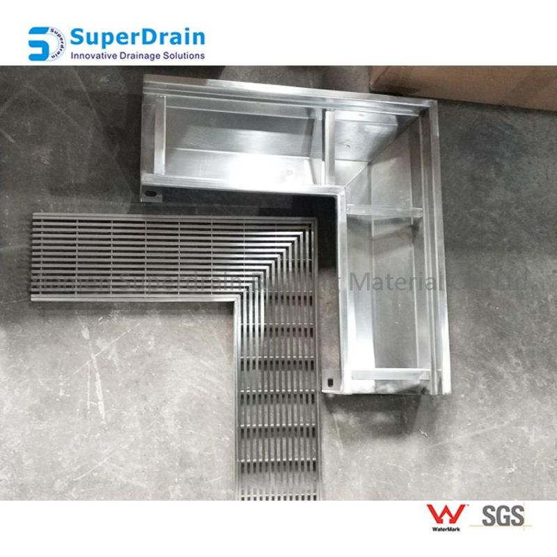 Linear Anti-Odor Floor Drain with Stainless Steel Drain Cover