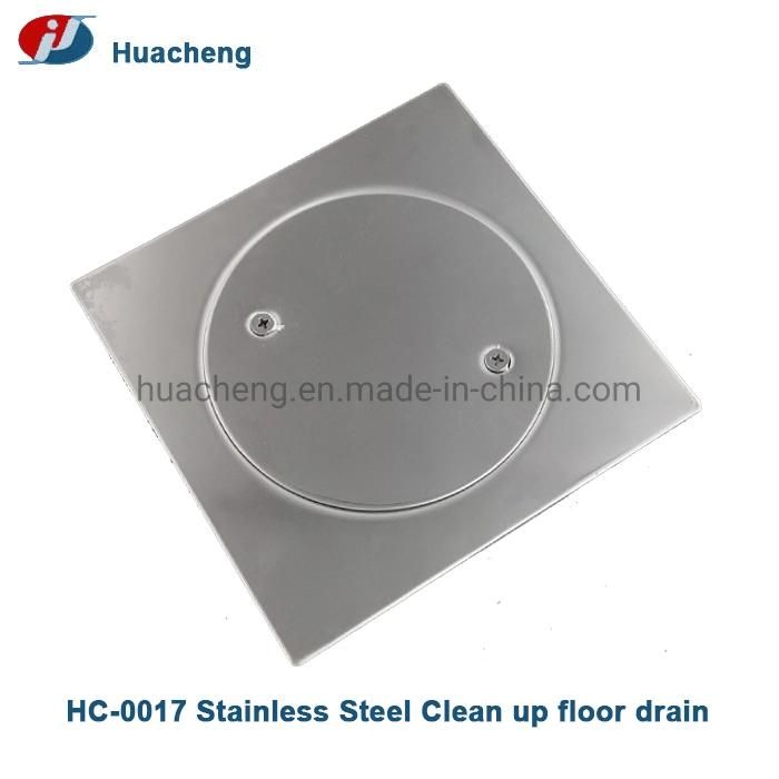 Sanitary Ware Hot Stainless Steel Floor Drain 3PCS with Screw