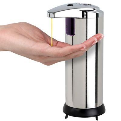 Kitchen Automatic Liquid Foam Hand Stainless Steel Smart Soap Dispenser