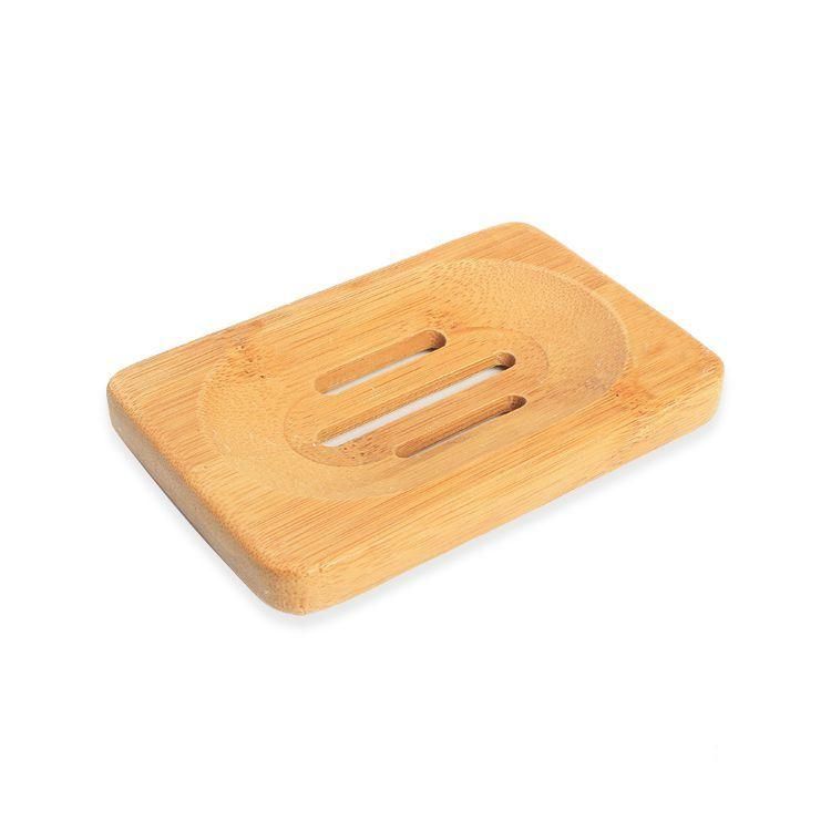 Natural Wooden Bamboo Soap Dish Soap Dish Container Hand Craft for Soap