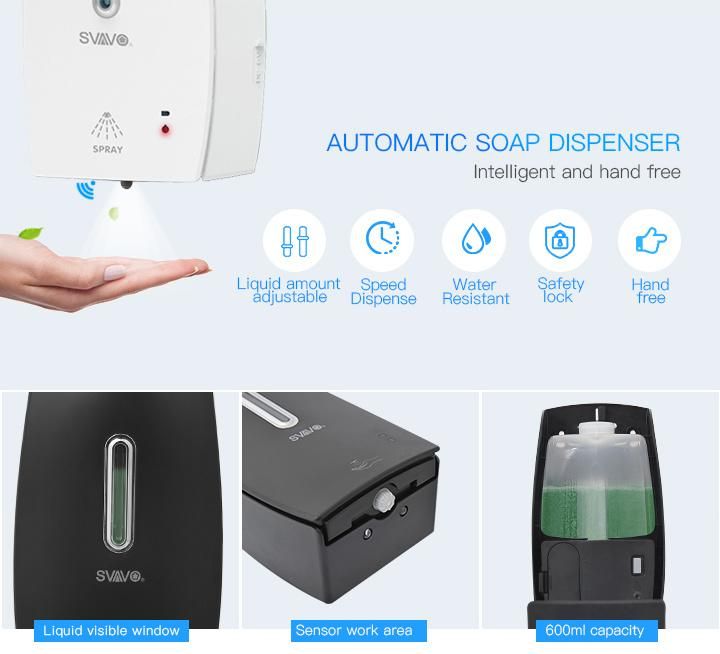 Svavo New Design Spray Soap Dispenser for Public