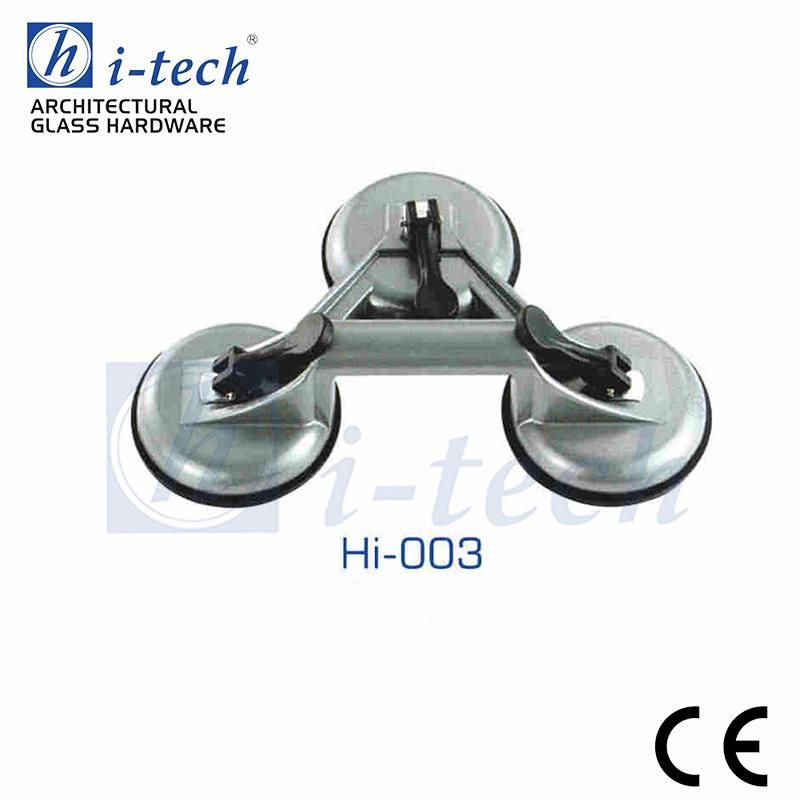 Hi-003 Grey Three Caps Pump Glass Holder Lifting Sucker