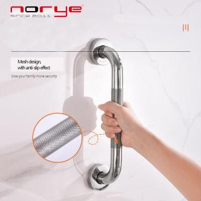 Stainless Steel 304 for Hotel Bathtub Grab Bars Disabled Straight Grab Bar Rails Knurled