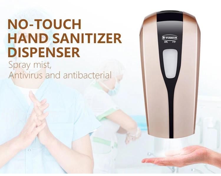 Refillable or Disposable Bottle Hand Sanitizer Dispenser Manual Wall Mounted
