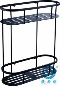 Black Bathroom Set Shower Caddy Oxl-8938