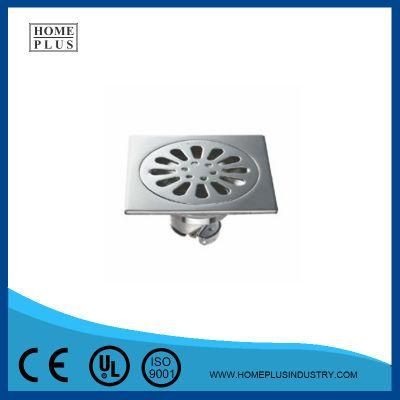 Bathroom Shower Square Brushed 304 Stainless Steel Floor Drain