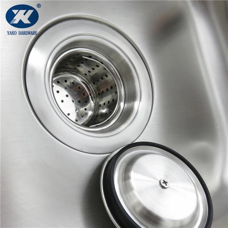 Stainless Steel Kitchen Sink Strainer Basin Drainer with Filter and Lid