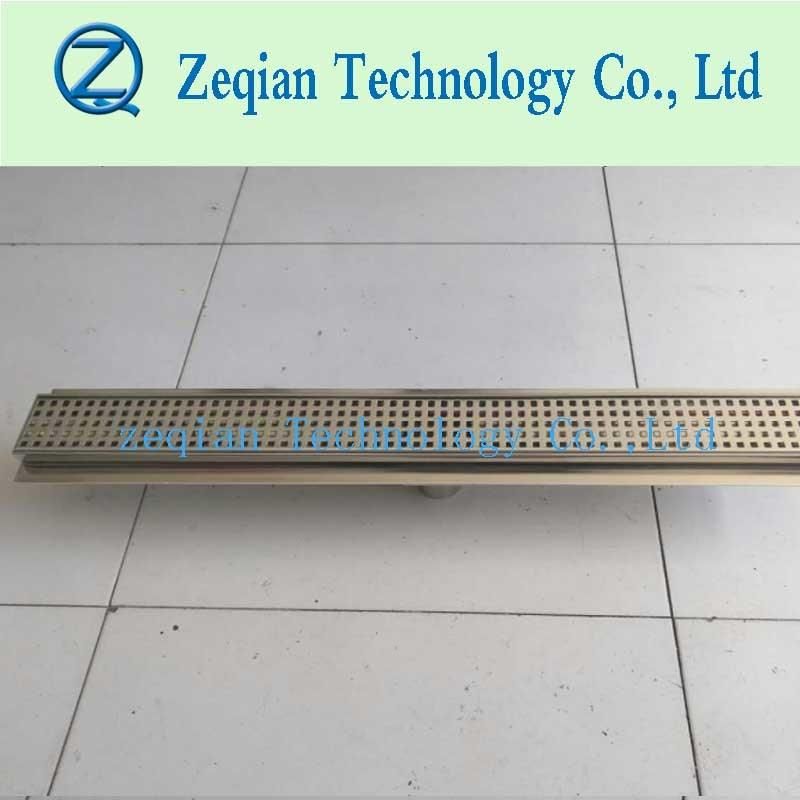 Linear Floor Drain/Shower Drain OEM and ODM Service Silver Plated