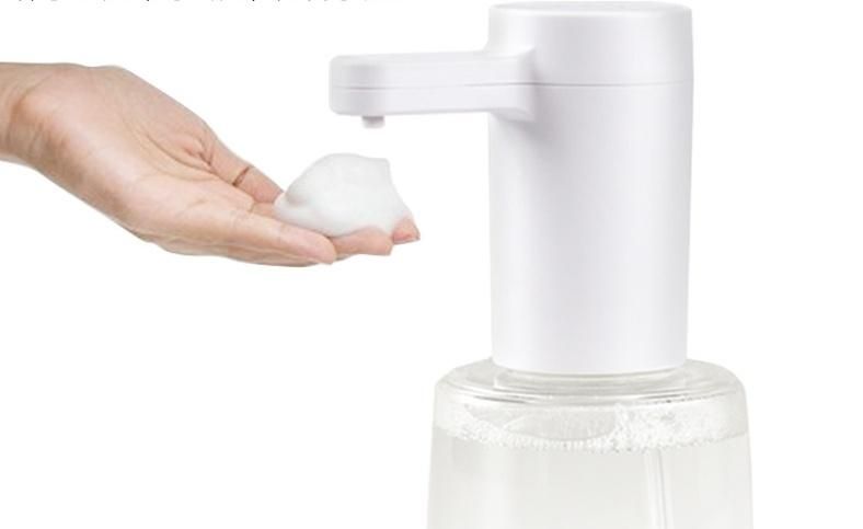 Automatic Soap Dispenser Touchless, Foaming USB Charging Hand Free Soap Pump, with Infrared Motion Sensor, Waterproof Anti-Leakage Fit for Kids, Kitchen