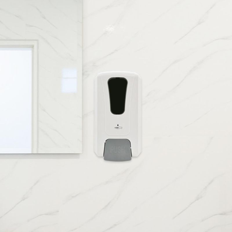 ABS Plastic Manual Single Press Push Spray Alcohol Wall Hand Sanitizer Liquid Soap Dispenser