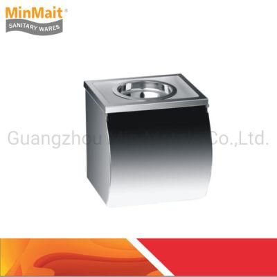 Toilet Tissue Dispenser Wall-Mounted Paper Holder with Ashtray Mx-pH212