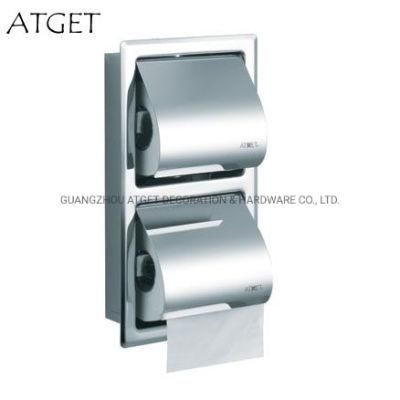 Td-2332L Stainless Steel Recessed Double Toilet Tissue Paper Holder