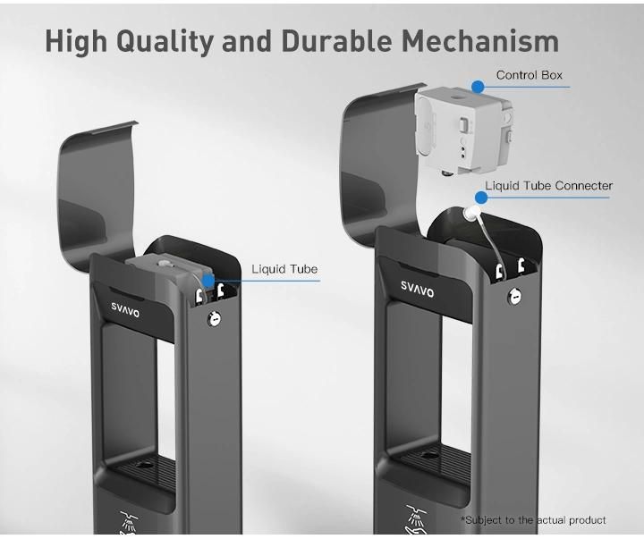 Newest Svavo Touchless One Stop Spray Hygiene Station Automatic Soap Dispenser Hand Sanitizer Dispenser