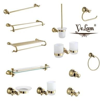 Gold Color Bathroom Accessories Set for Bathroom (88 series)