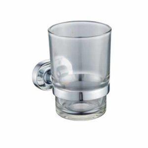 Zinc Alloy Tumbler Holder with Good Quality Glass (SMXB 73502)