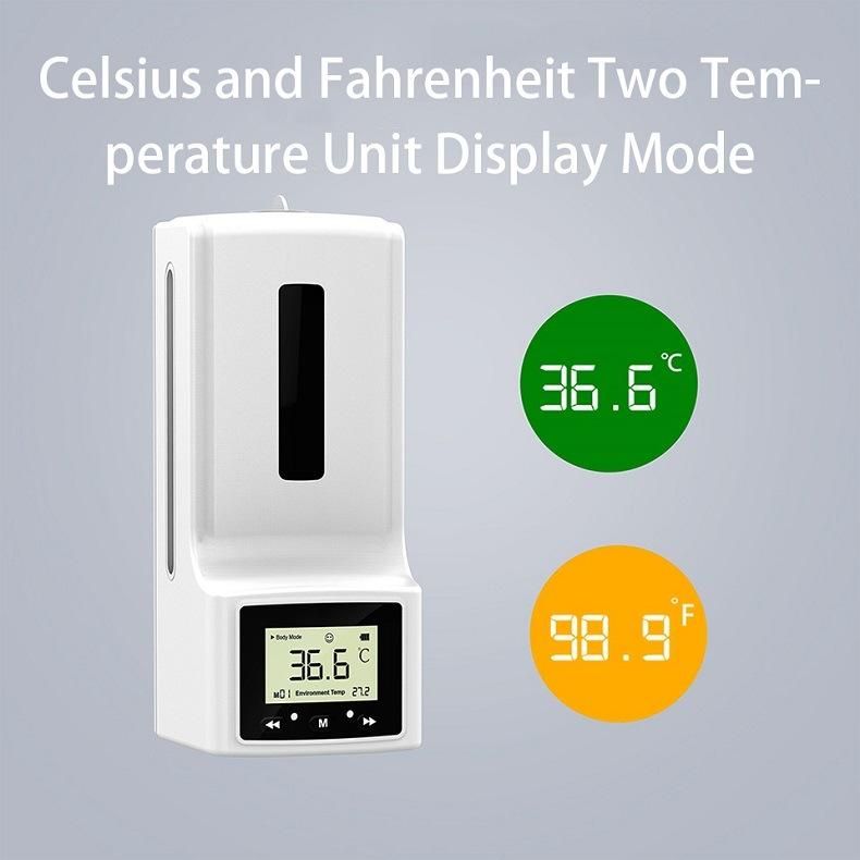 Soap Dispenser Automatic Sensor Touchless with Temperature Measurement for Hotel Use