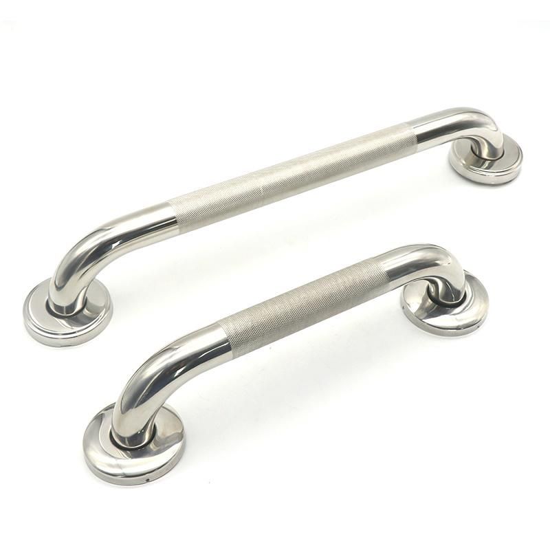 304 Stainless Steel Knurled Polished Safety Bars for Bathroom