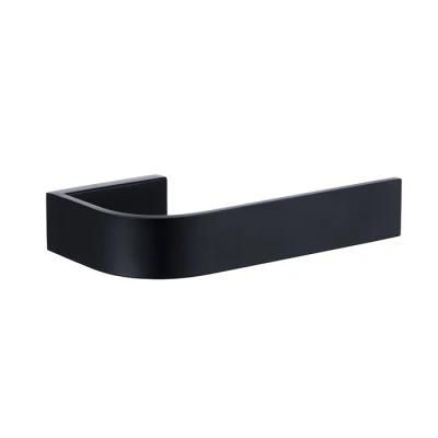 Matt Black Tissue Paper Roller Holder Wall Mounted Single Paper Holder (NC4006-MB)