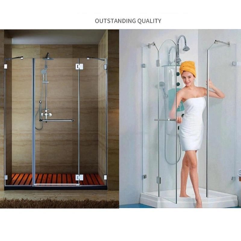 Stainless Steel Bathroom Accessories Hardware Shower Room Bend Fixed Bar/Clip Support Bar