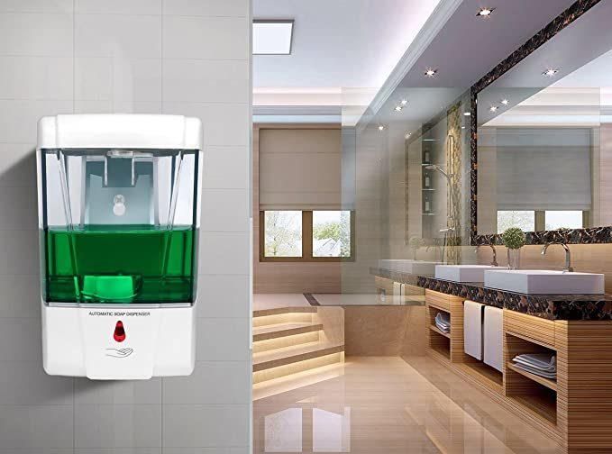700ml Automatic Hand Sanitizer Dispenser Wall Mounted with Lock