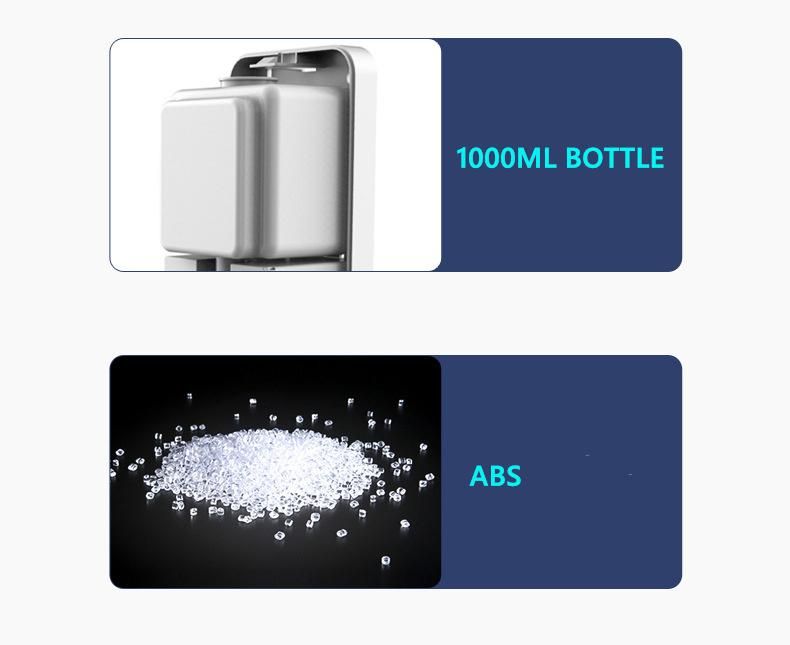 Automatic Large Capacity Hands Free Sanitizer Liquid Electric Foam Smart Spray Alcohol Foam Gel Automatic Sensor Soap Dispenser Wall Mounted