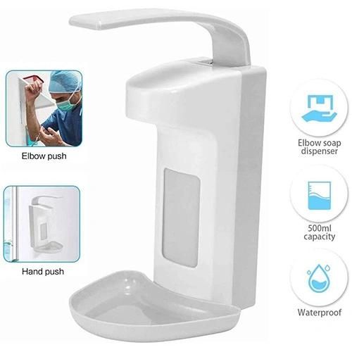 Elbow Press Sanitizer Dispenser, Elbow Pressure Soap Dispenser, 500ml Wall Mounted Dispenser