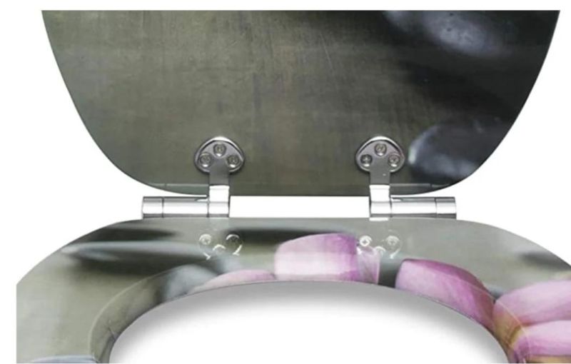 High Quality Chrome Plate Zinc Alloy Toilet Seat Hinges