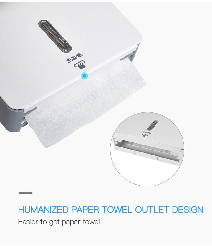 Commercial Wall-Mounted Manual Paper Towel Holder Toilet Paper Holder