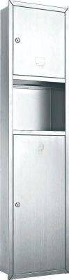 Brushed Paper Dispenser with Dustbin for Commerical Project Mall