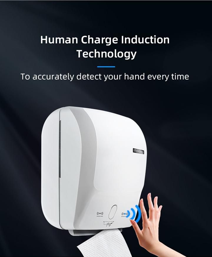 2019 Svavo Toilet Plastic Electrical Auto Cut Paper Dispenser for Hotel Hospital