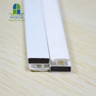 Aluminium Shower Seal Door Strip Flexible PVC Magnetic Seal for Bathroom Glass