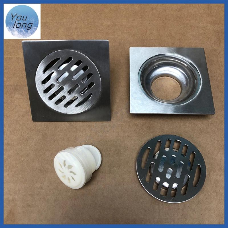 Stainless Steel 201 Round Floor Drain 8.5cm with Two Screws