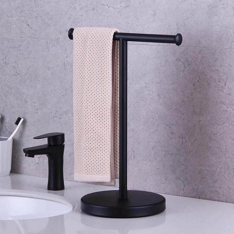Movable Free-Standing Hand Towel Holder Bathroom Towel Hanger