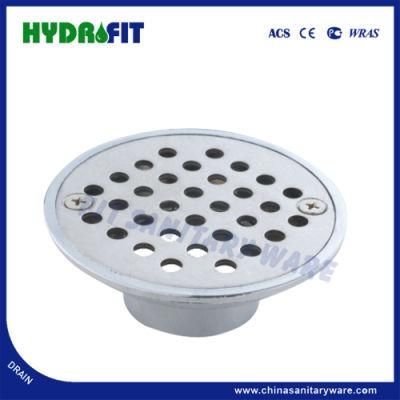 11/2, 2inch Round Sieve Hole Zinc Alloy Floor Drain (FD3118)