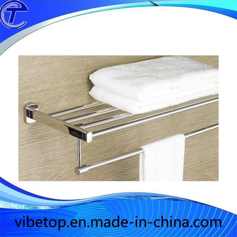 Double Pole Space Aluminium Towel Rack Tr-033