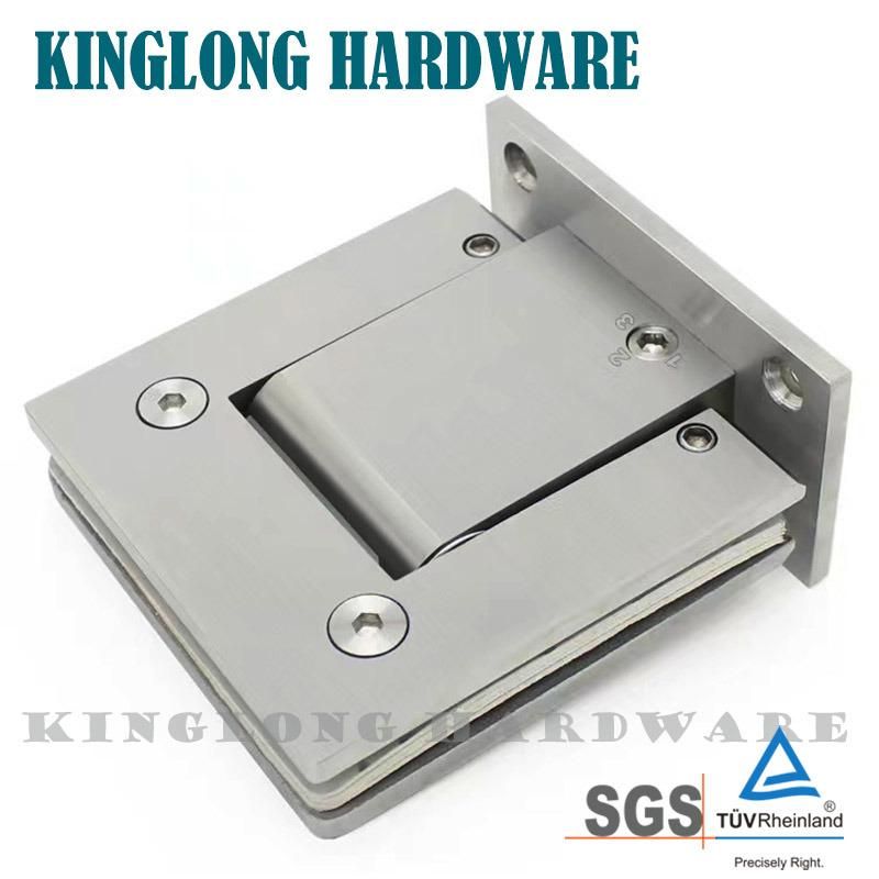 Stainless Steel Hydraulic Buffer 90 Degree Bathroom Accessories Glass Fittings Shower Room Door Shower Hinge