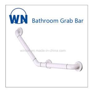 Hospital Steel Grab Bar with Enamel -Coated Ce Certified Disabled Shower Rail Grab Bar Wn-02