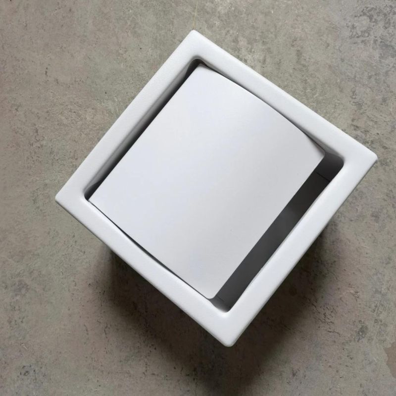 White Recessed Toilet Paper Holder SUS304 Bathroom Tissue Box