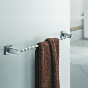 Morden Square Style Wall Mounted Stainless Steel 304 Single Towel Bar 8609