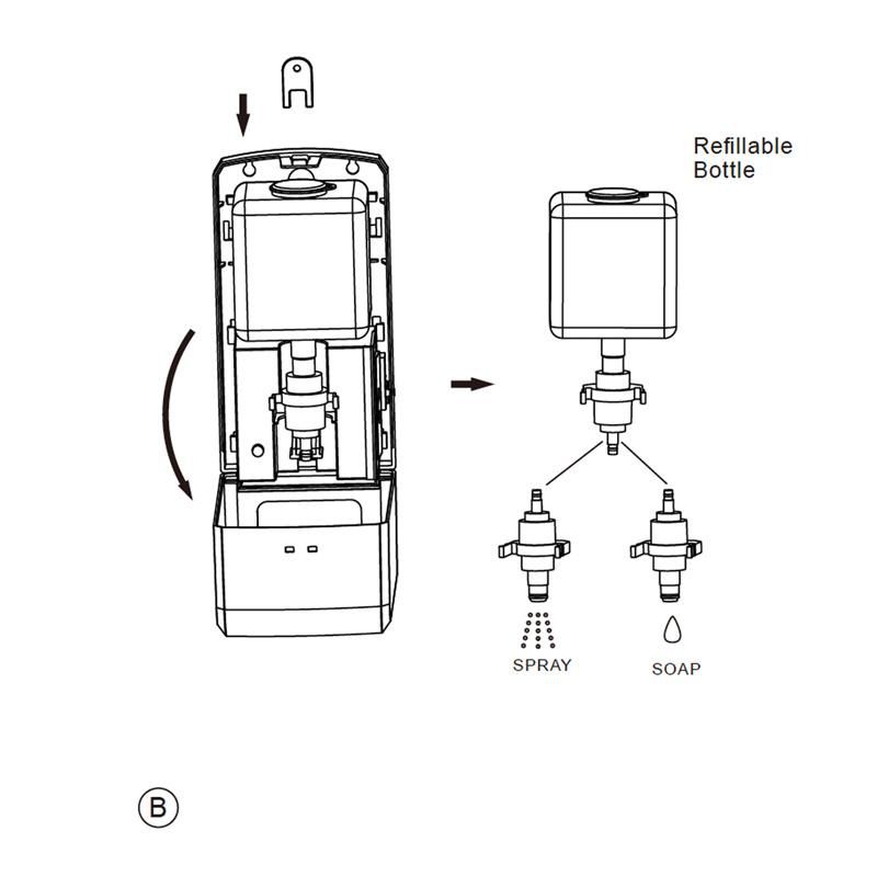 Automatic Touchless Sensor Hand Sanitizer Dispenser